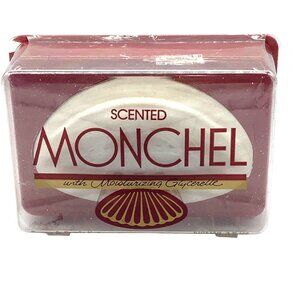 Vtg Monchel Scented Shell-Shaped Beauty Bar Moisturizing Glycerelle 3.5 Oz NOS